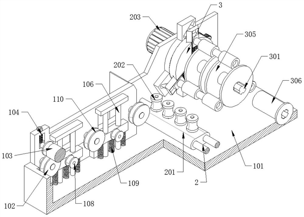 Protection mechanism for wire coiling device of wire extruder and using method thereof