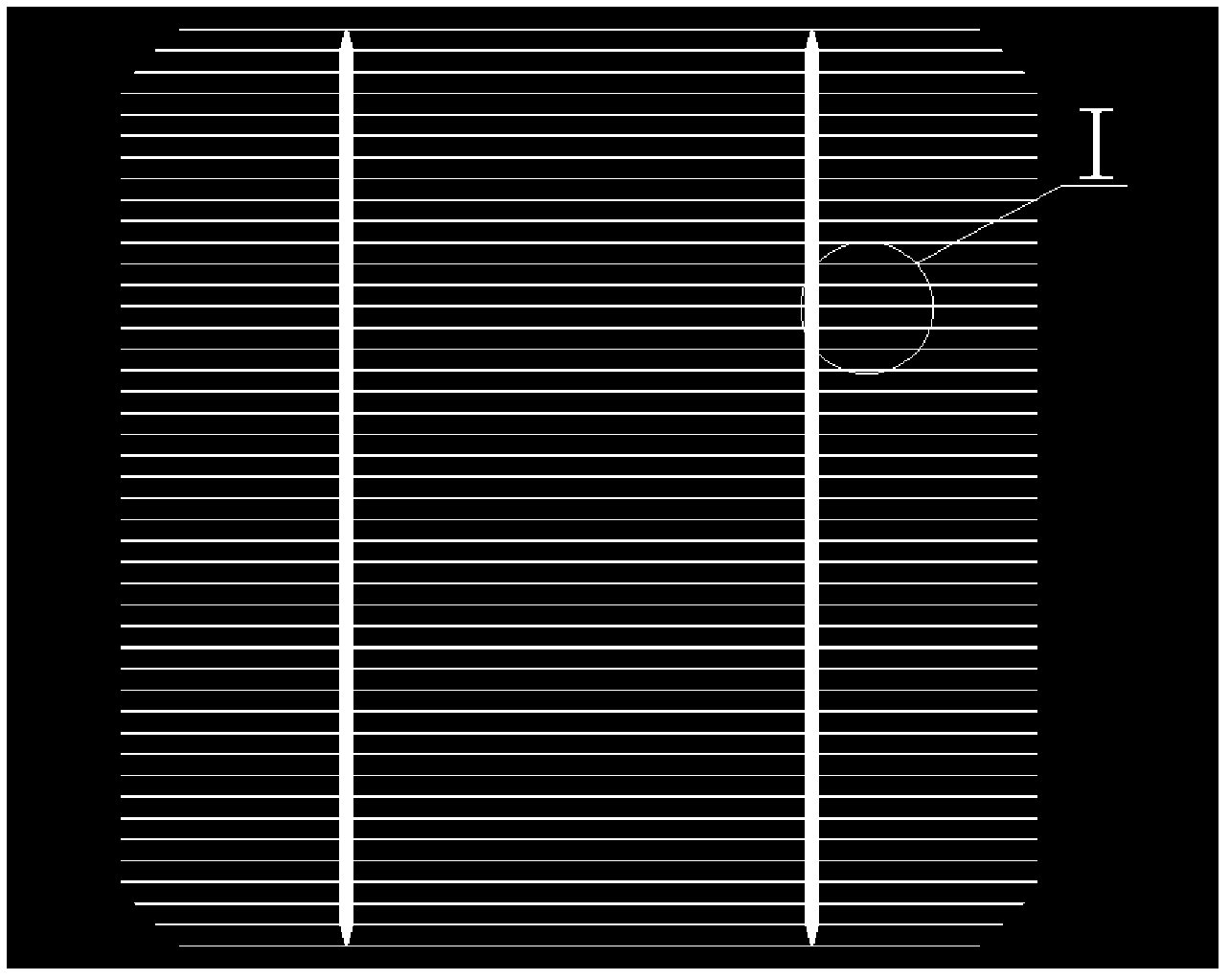 Positive electrode printing screen