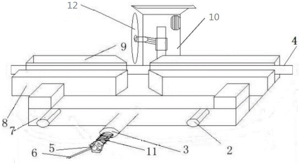 Cutting machine with novel fixture