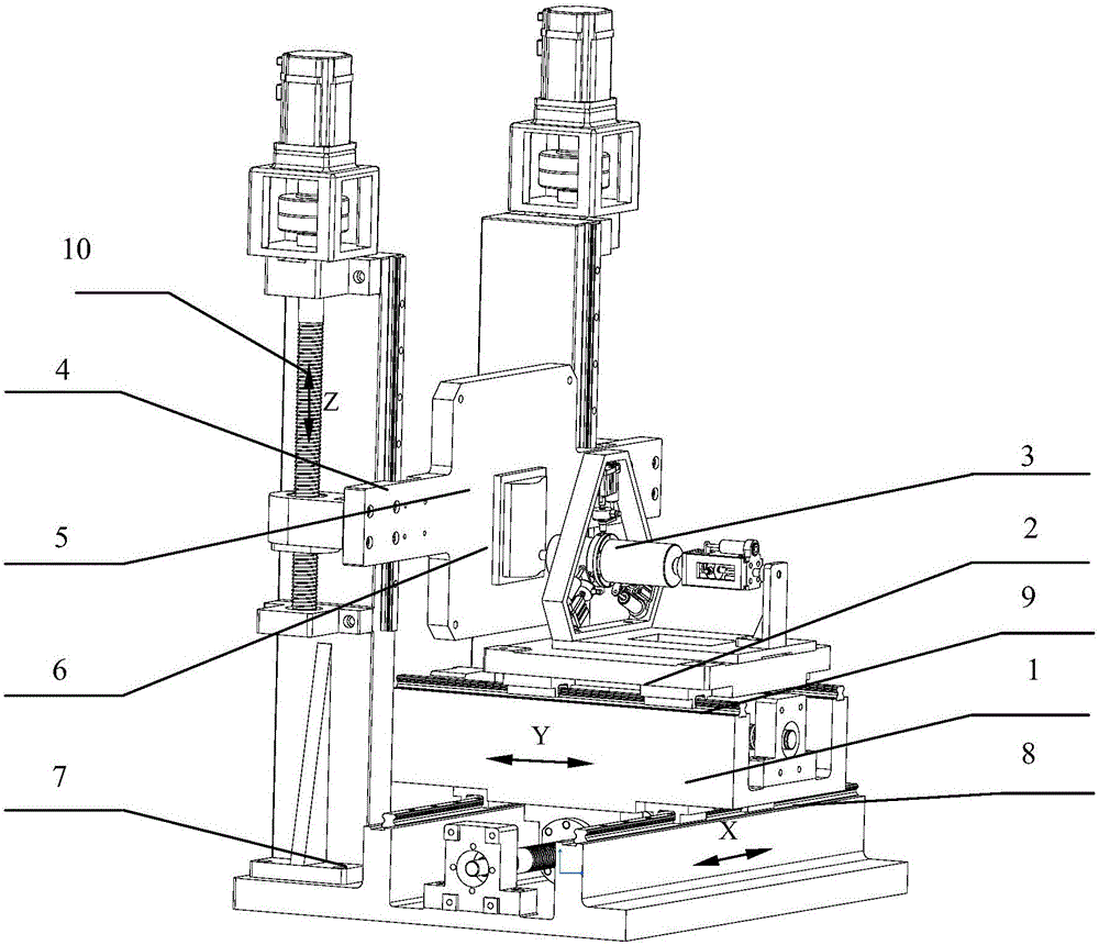 Force position coupling micro-motion precise polishing device and online force detection and control method