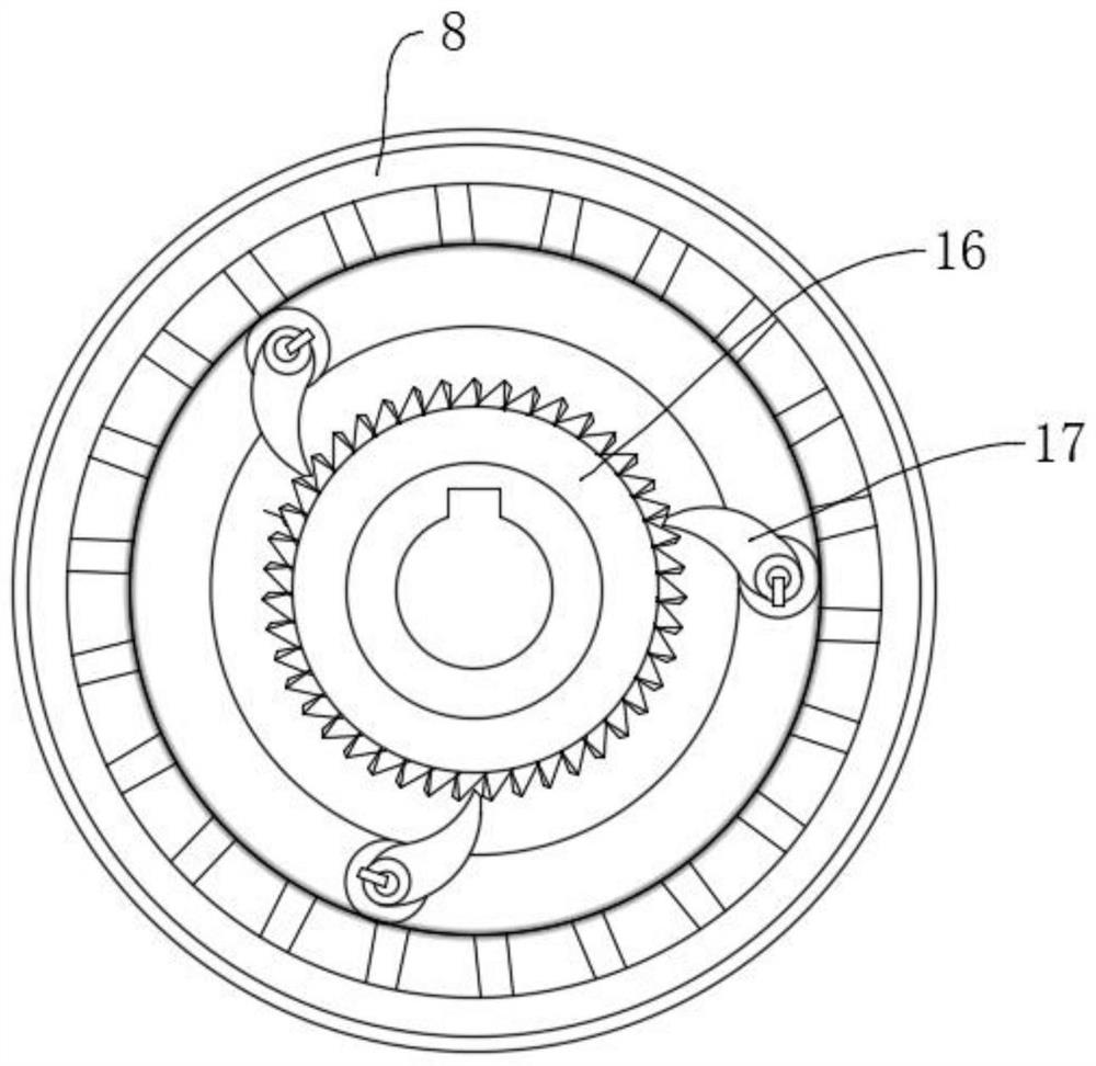 A structure of automatic rotary tool rest of CNC lathe