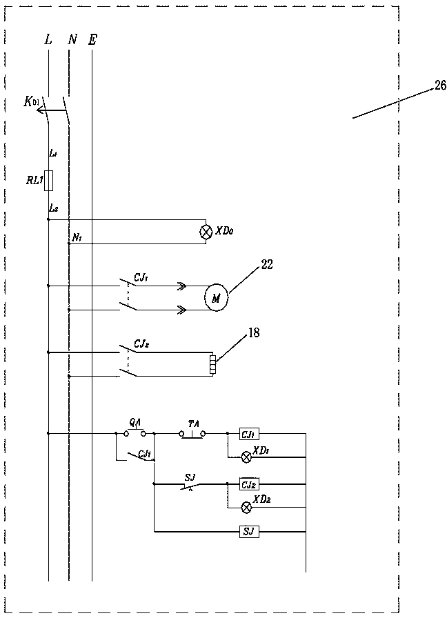 Simulation experiment apparatus for ship fire disaster