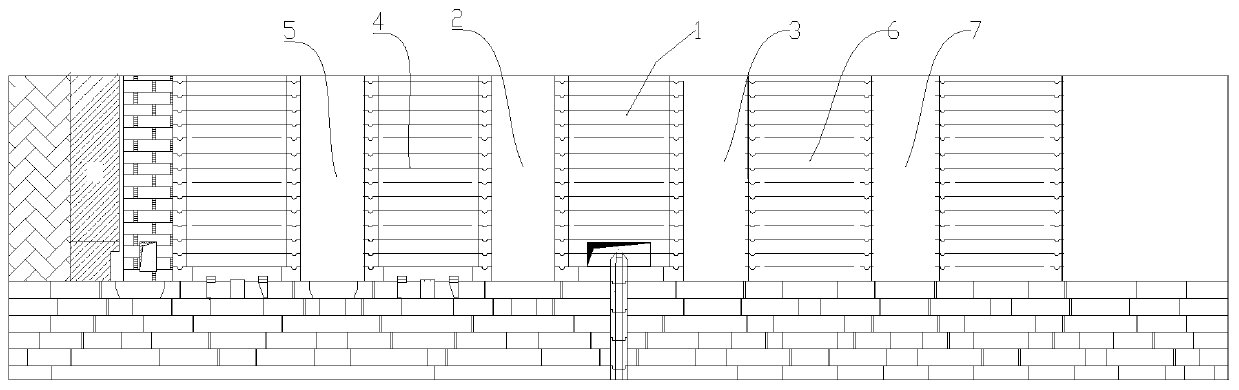 Method for replacing bottom bricks of coke oven carbonization chamber