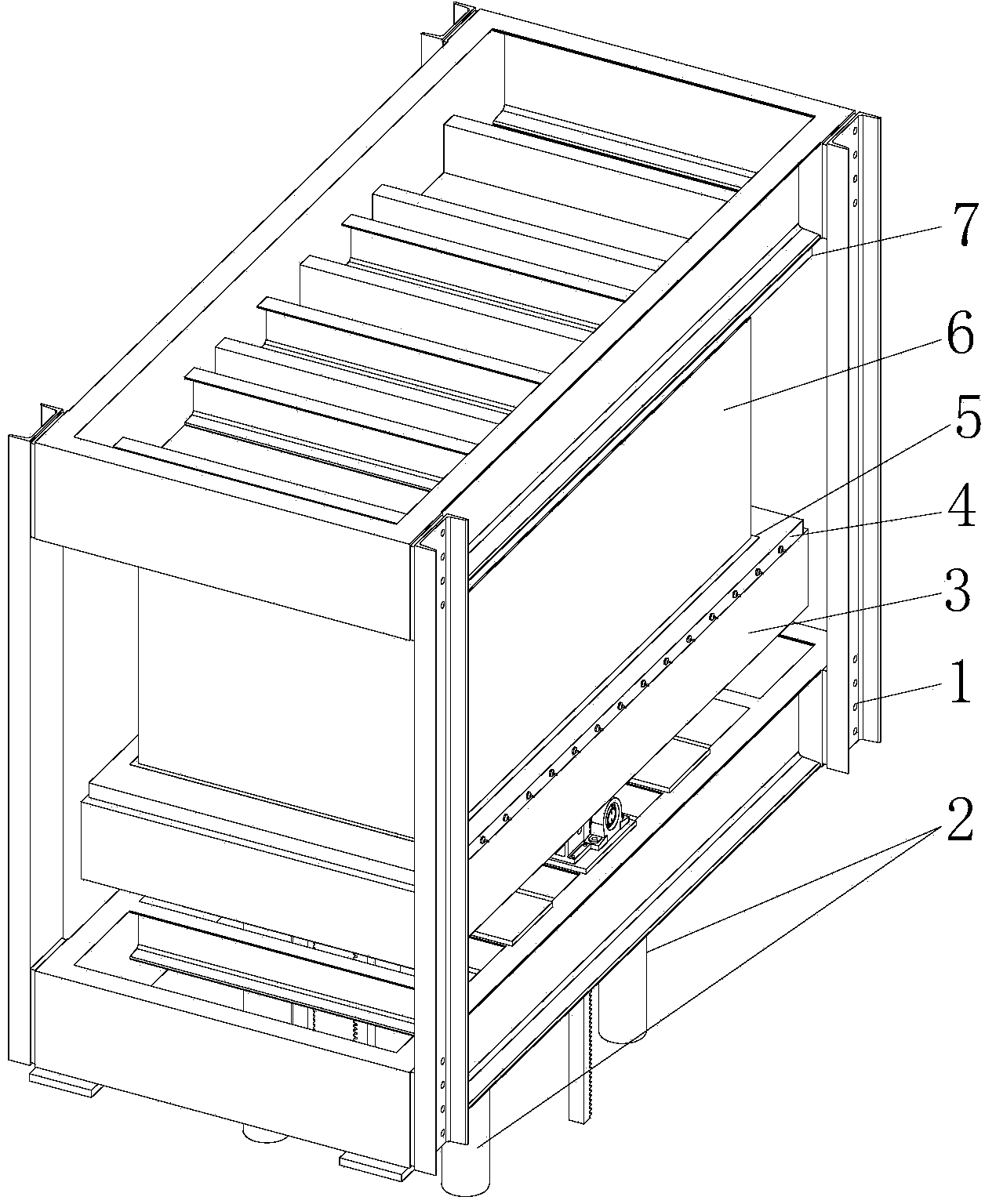 Vacuum positioning skin adhesion device and adhesion process thereof