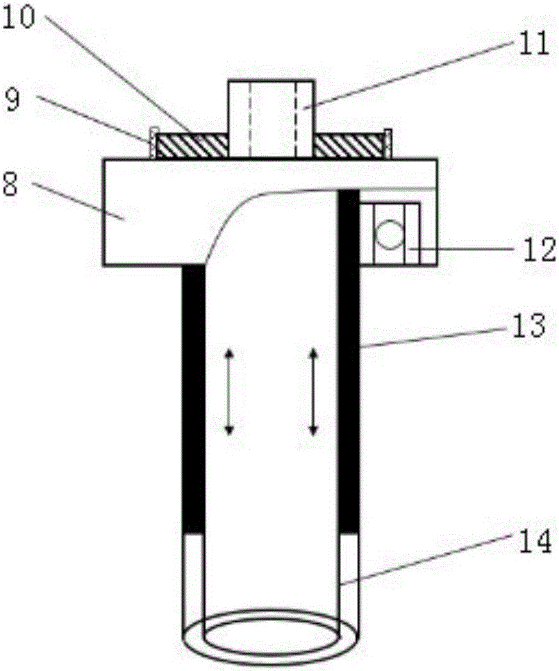 Small-diameter pipe inside weld surface defect identification device