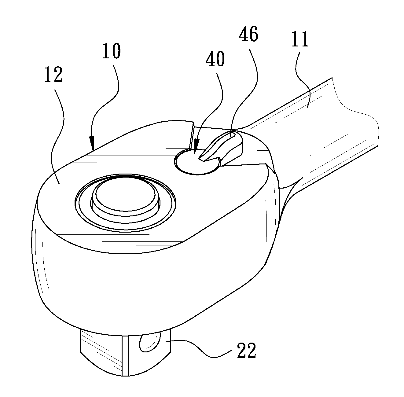 Ratchet wrench able to automatically adjust engaging tooth number according to extent of torsion