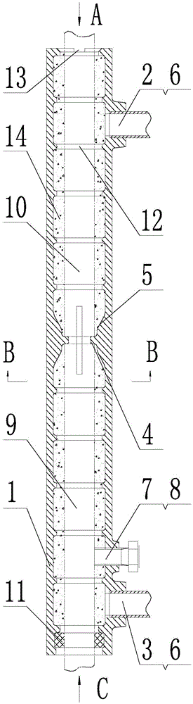 Full-grouting sleeve for connection of construction reinforcing steel bars