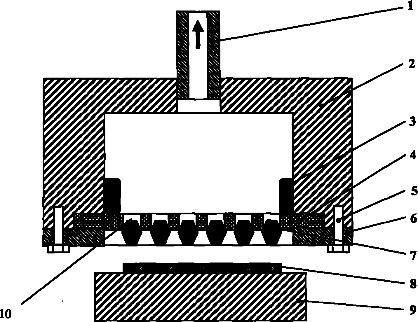 Diamond grinding material sequential distributing system and process