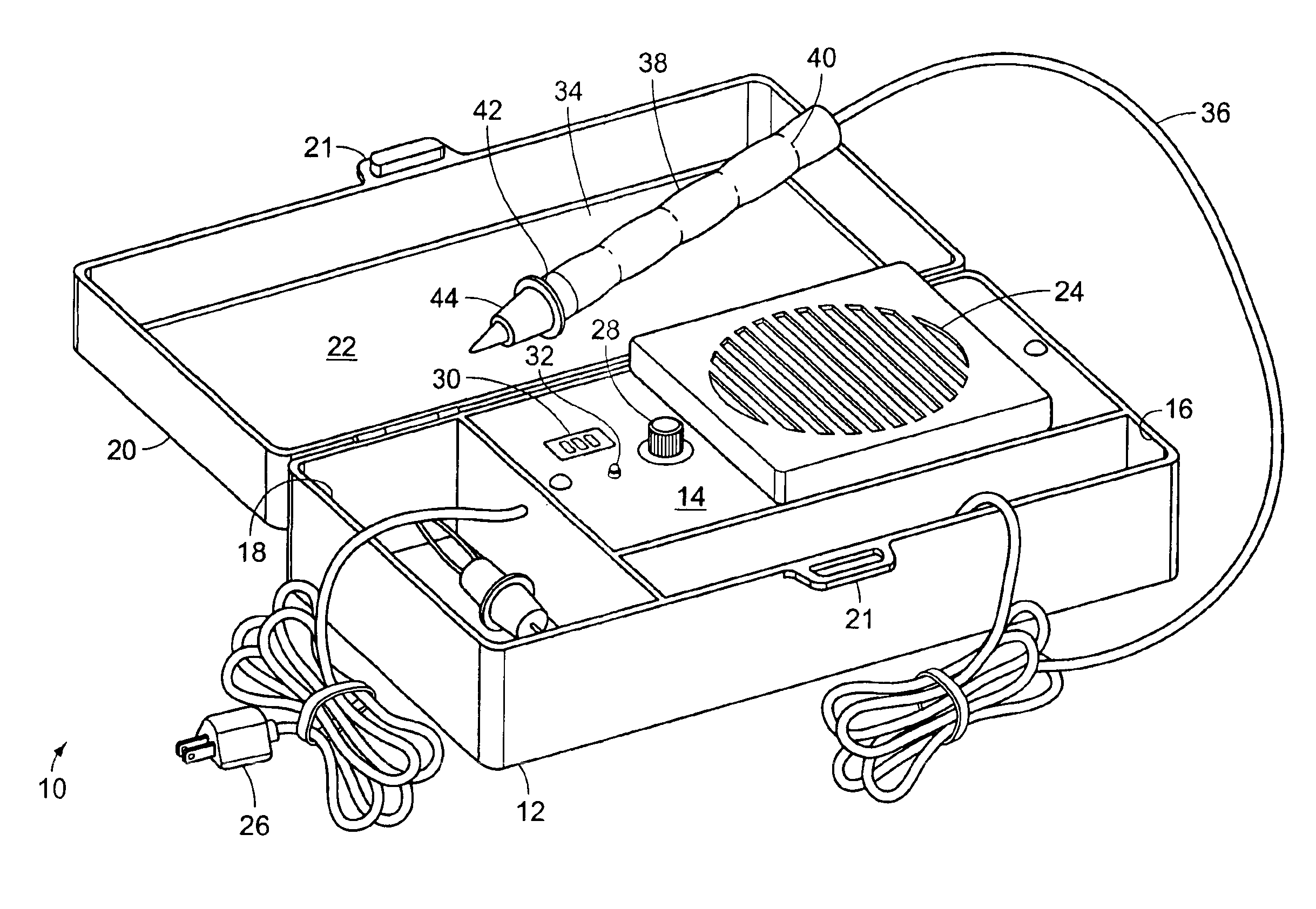 Variable wood burning tool