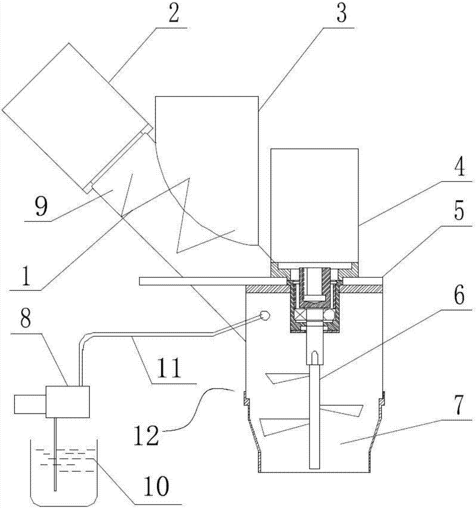 Building 3D printing head with function of automatic injecting of additive