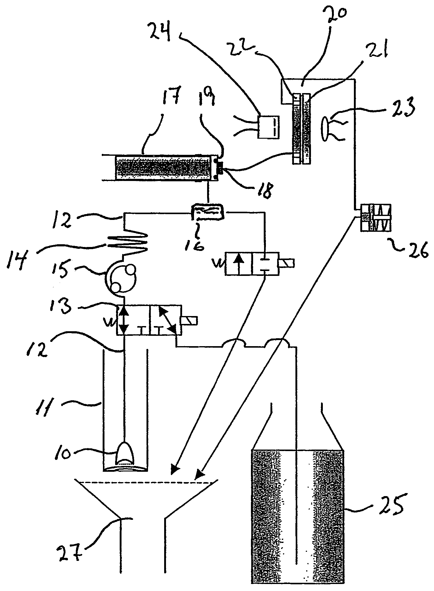 Method and a spectrometer for quantitative determination of a constituent in a sample