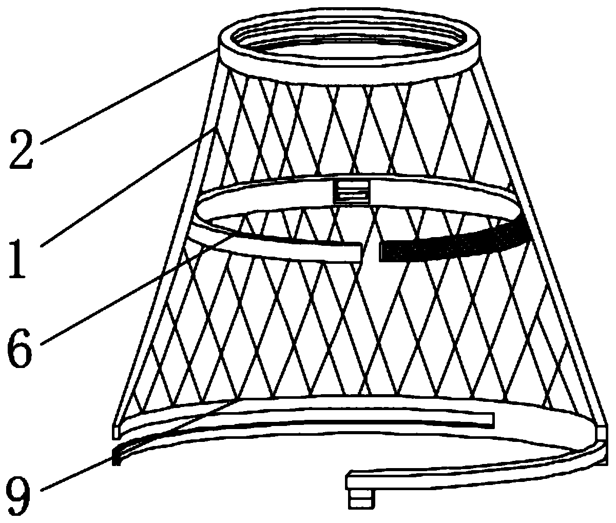 Fixing device for newborn percutaneous finger pulse oxygen monitoring probe