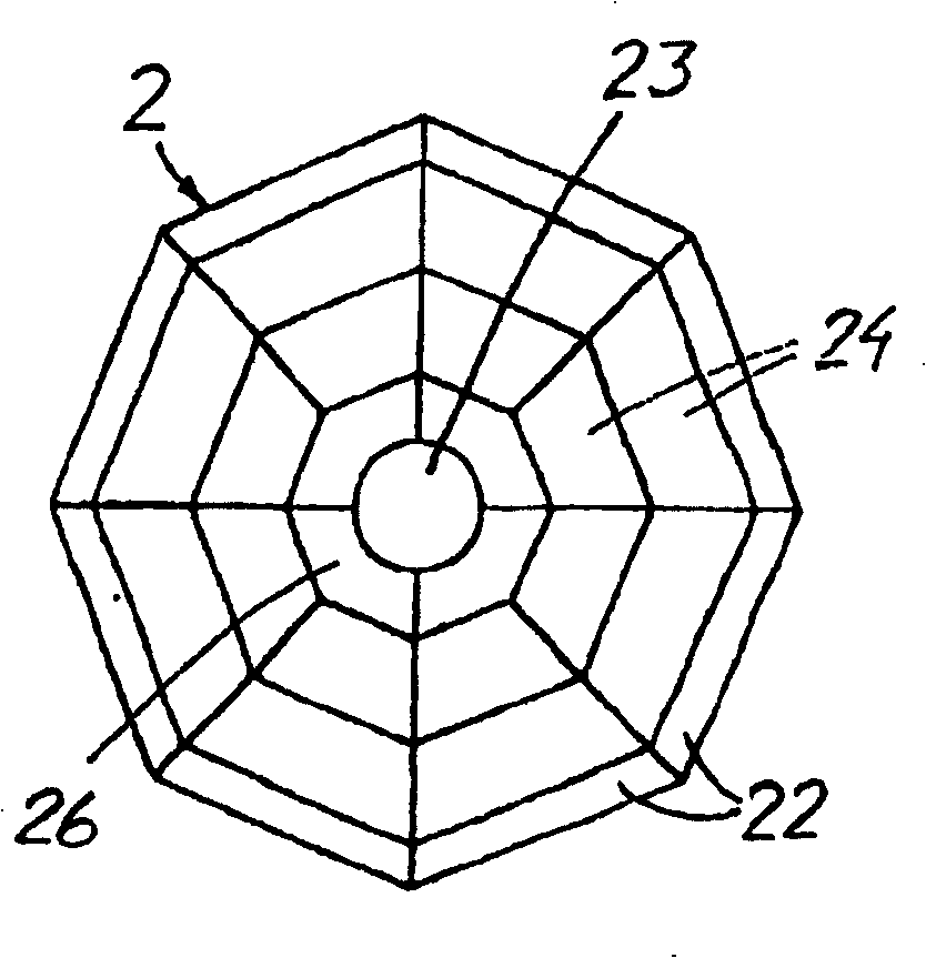 Offshore platform for after-drilling or production of hydrocarbons