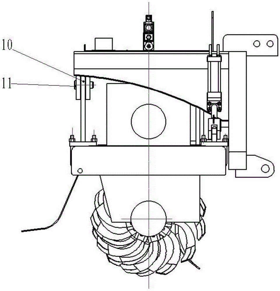 Rotary cultivator with automatic leveling function and leveling method thereof