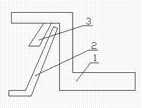 Guide rail used in train maintenance base