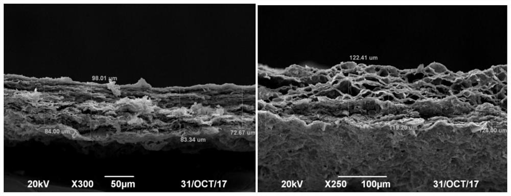 A kind of flexible graphene-based composite film and its preparation method and application as electromagnetic shielding material