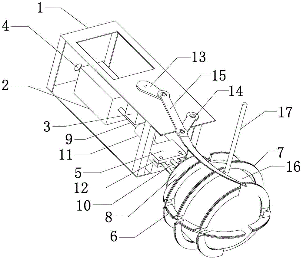 Round-like fruit and vegetable picking end effector, method and robot