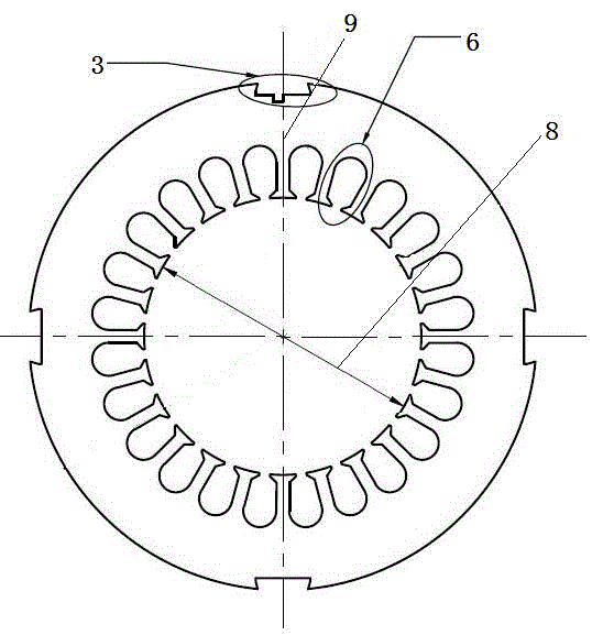 Super-energy-saving 2200w dipolar three-phase asynchronous motor