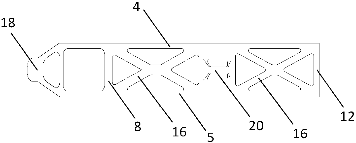 Aircraft engine hanging structure