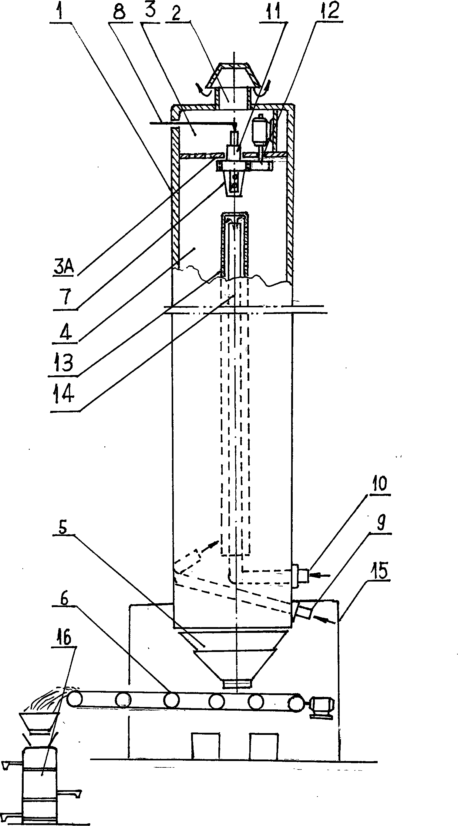 Sebacic acid molten atomizing granulating technology and device thereof