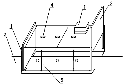 Isolating device for car paint spray booth