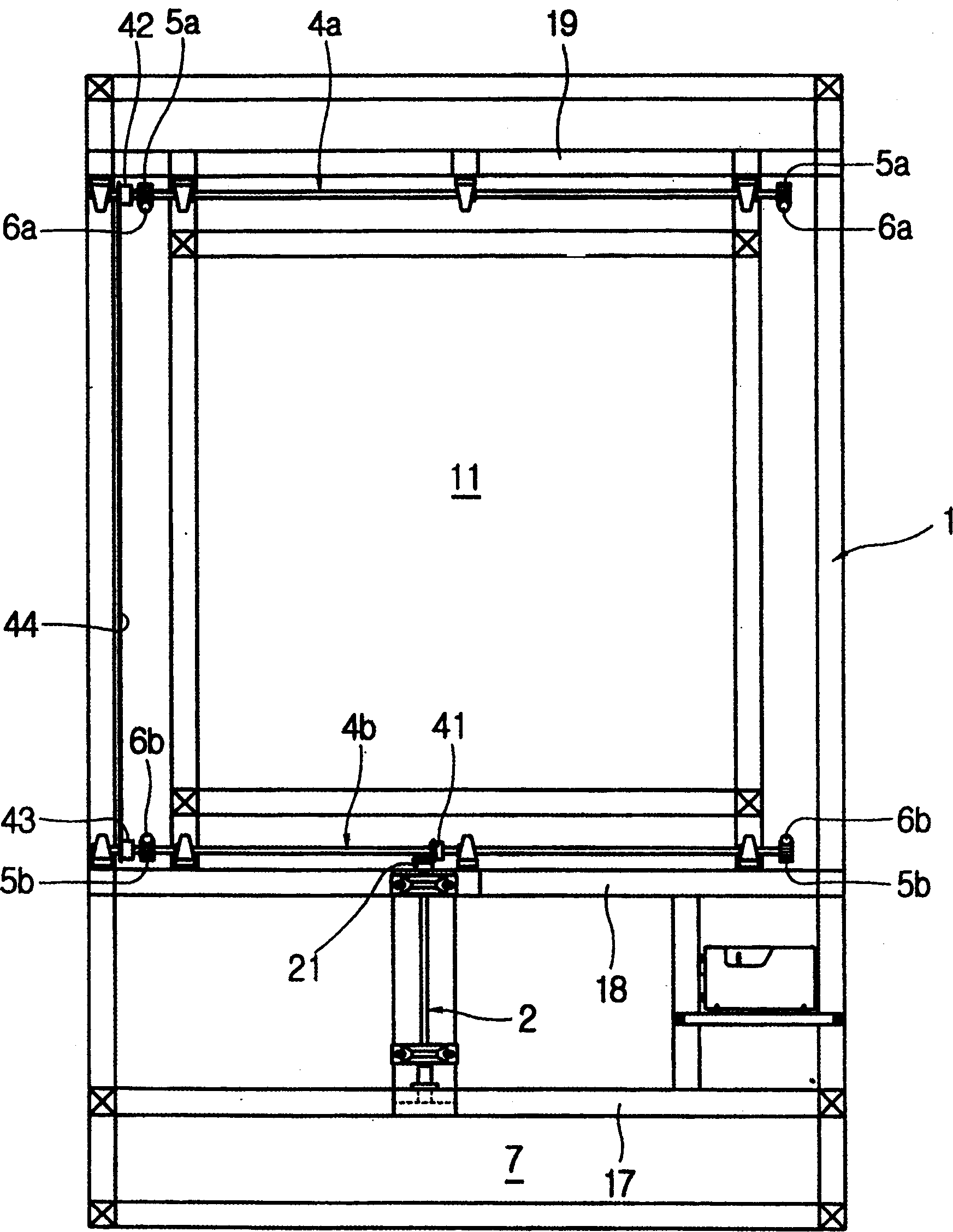 Wall inlaid showing cabinet for exhibiting culture heritage