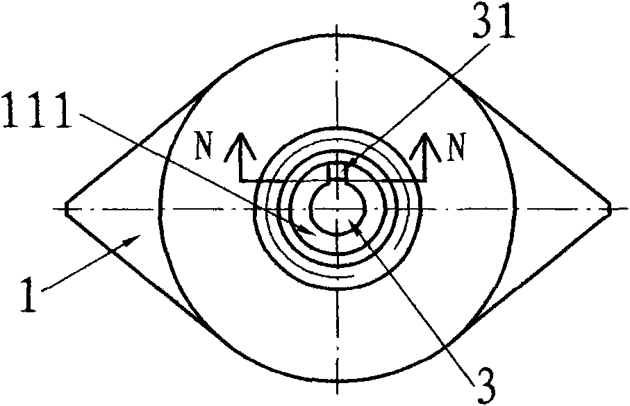 Ointment shell with annular nozzle