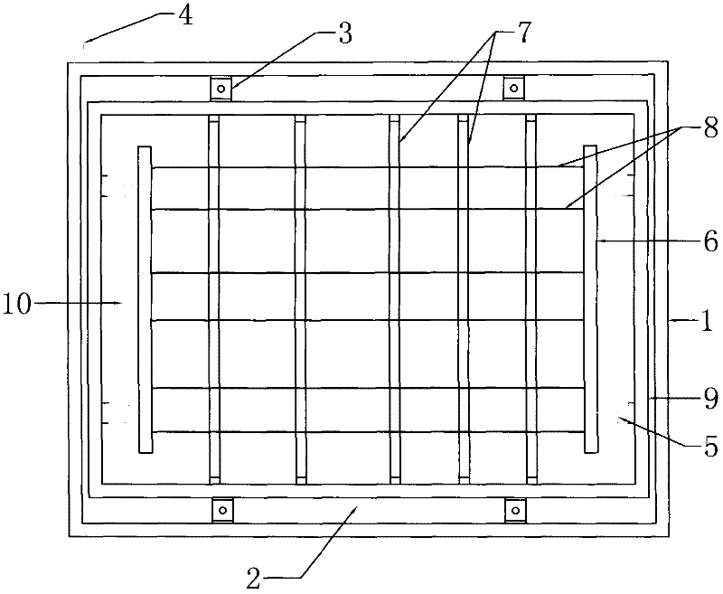 Deforming grid device for ceramic brick production