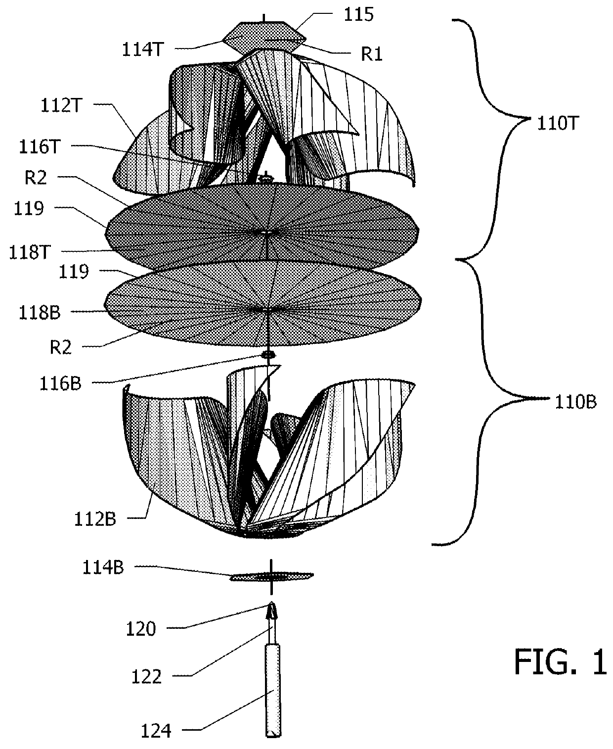 Any Axis Turbine Pinwheel and Method of Construction