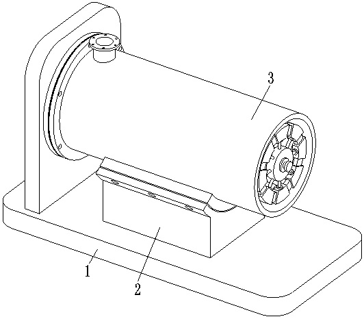 PE pipe extrusion molding device