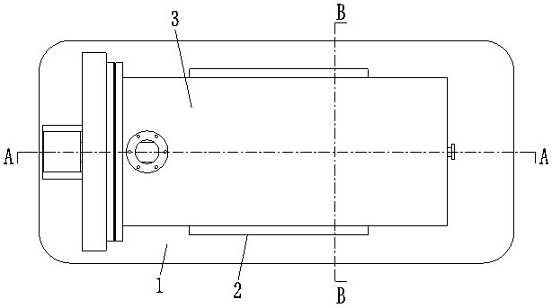 PE pipe extrusion molding device