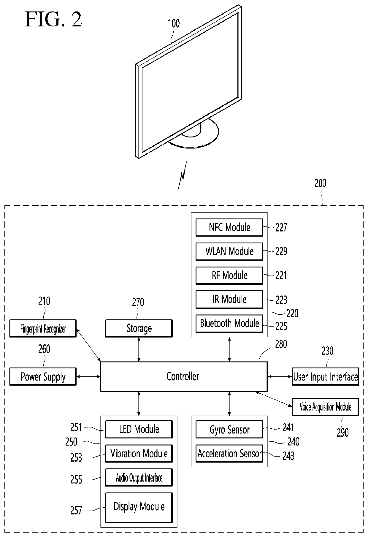 Display device and operation method for same