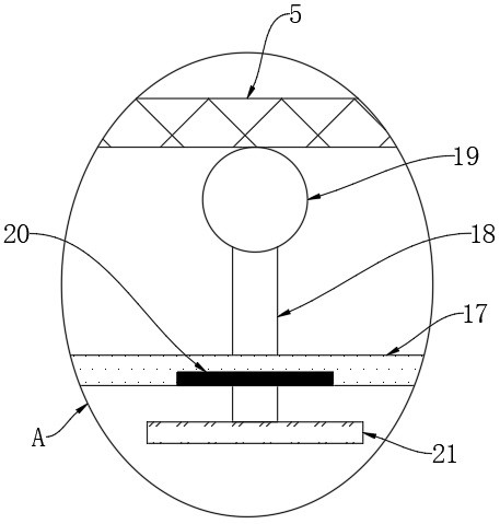 Roadbed crushing device for road and bridge construction