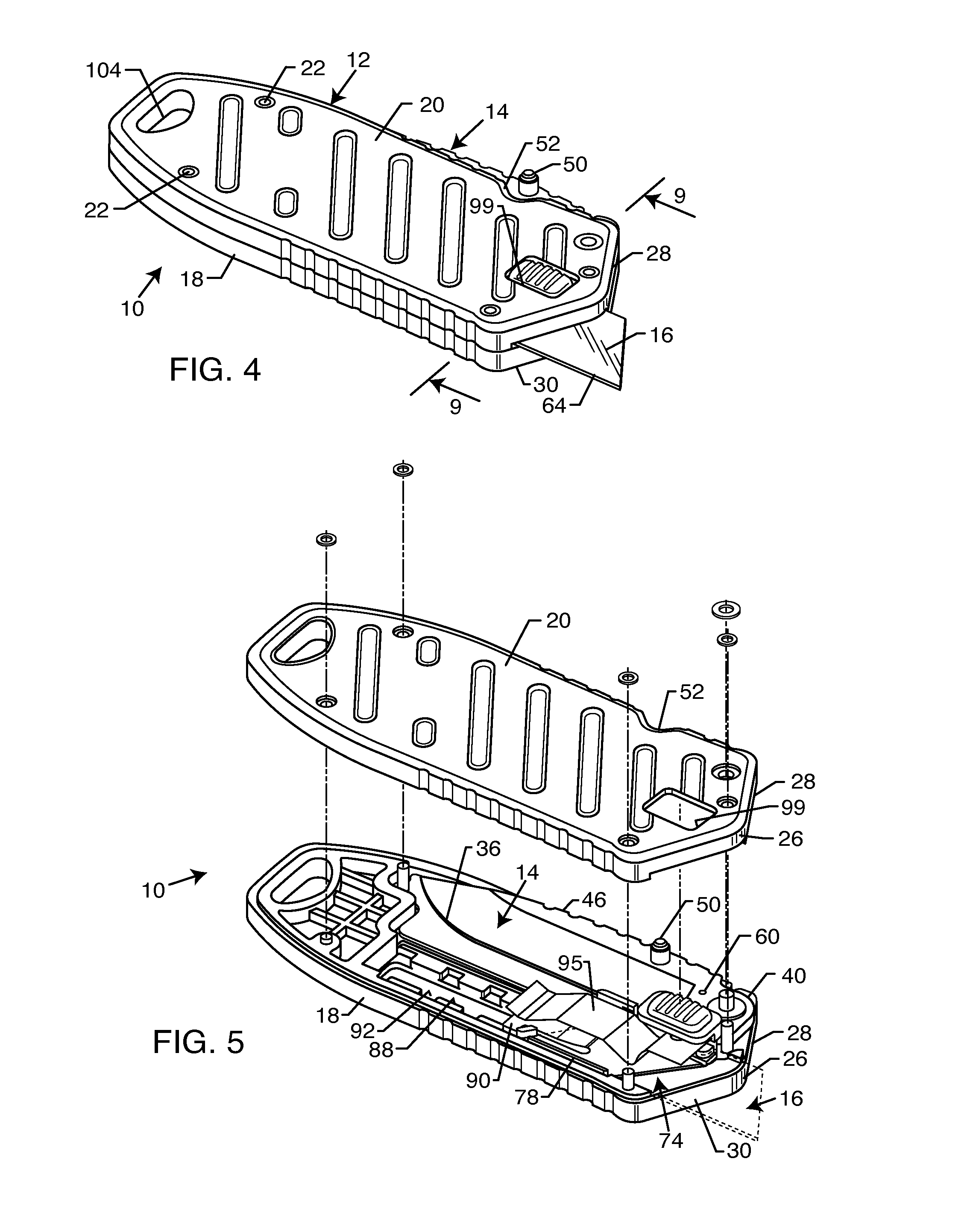 Multiblade knife unit