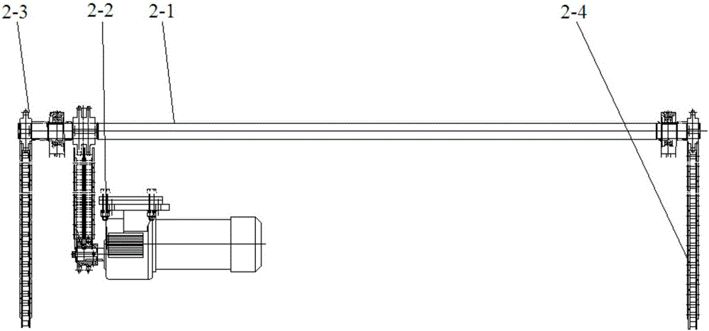 Unilateral simple ascending-descending translation parking equipment