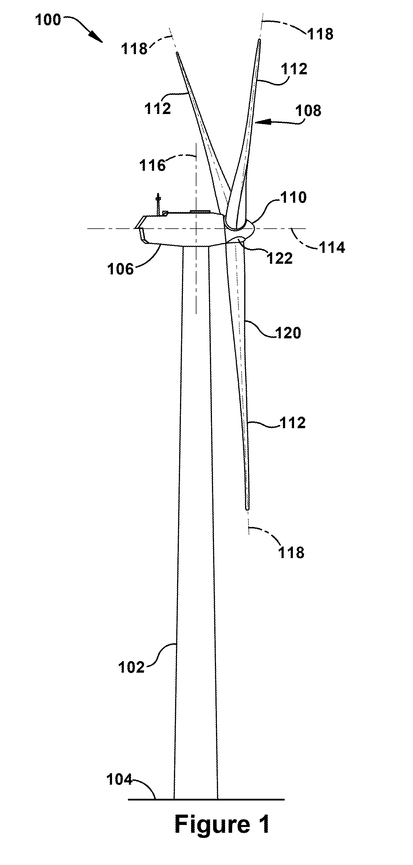 System for heating and cooling wind turbine components