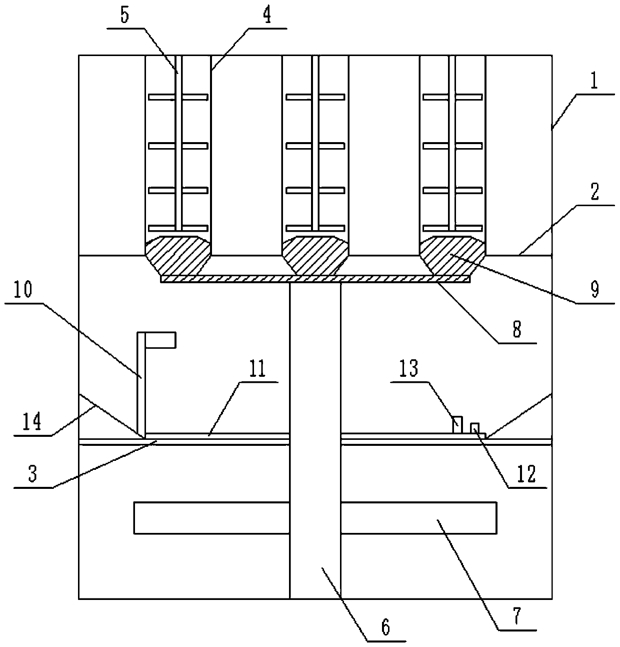 Formula of wear-resistant and oxidation-resistant hydraulic oil composite agent and preparation process thereof