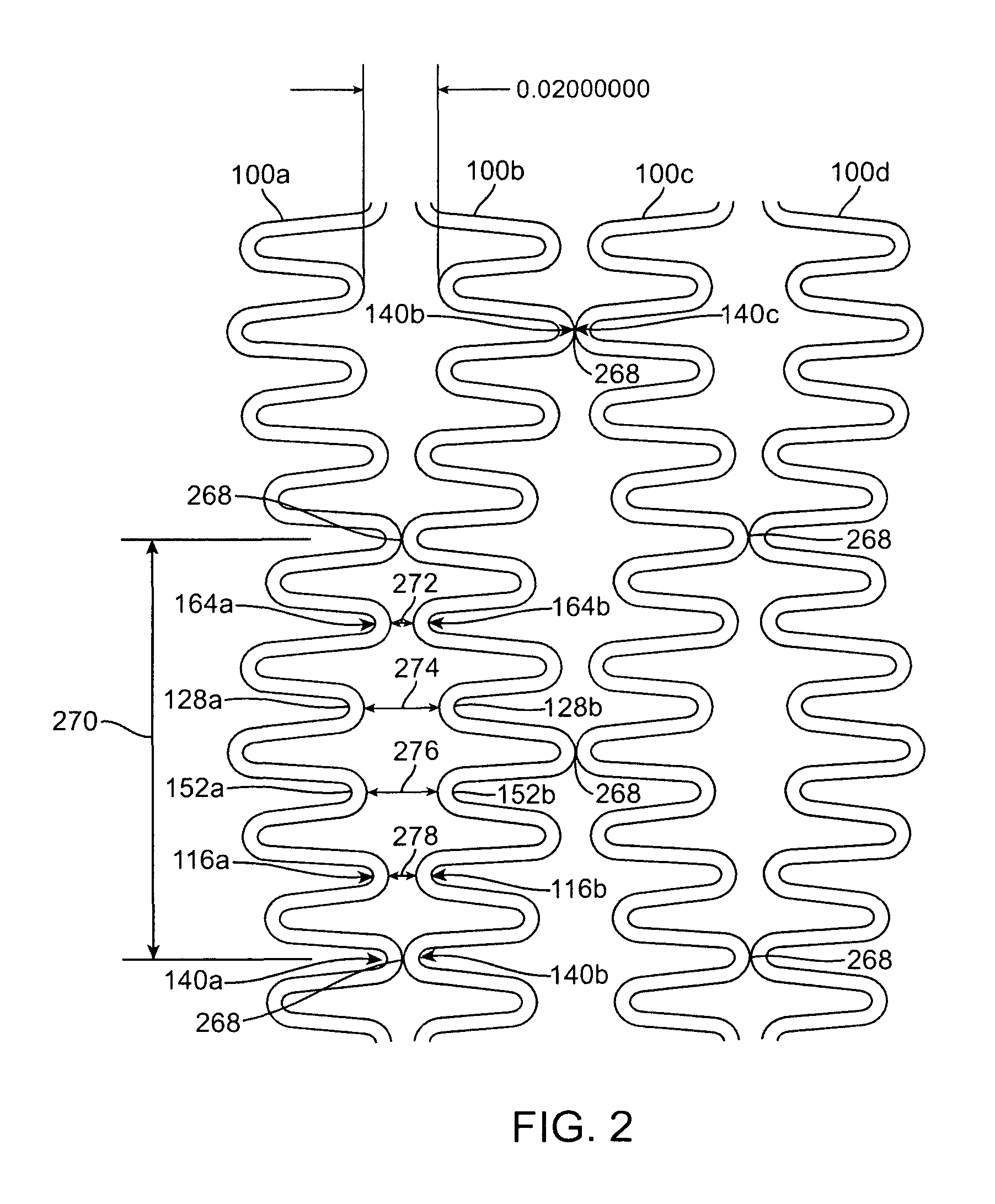 Intraluminal flexible stent device