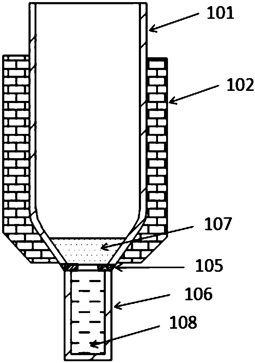 Rapid dewaxing device for FFPE sample and using method of FFPE rapid dewaxing device