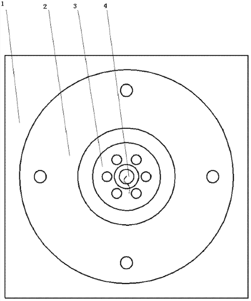 Coaxial jet head for electro-hydrodynamic jet printing and application thereof