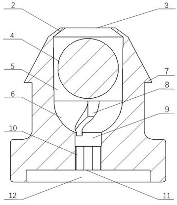 Spherical button type pressure compensation water dropper with suck-back prevention function