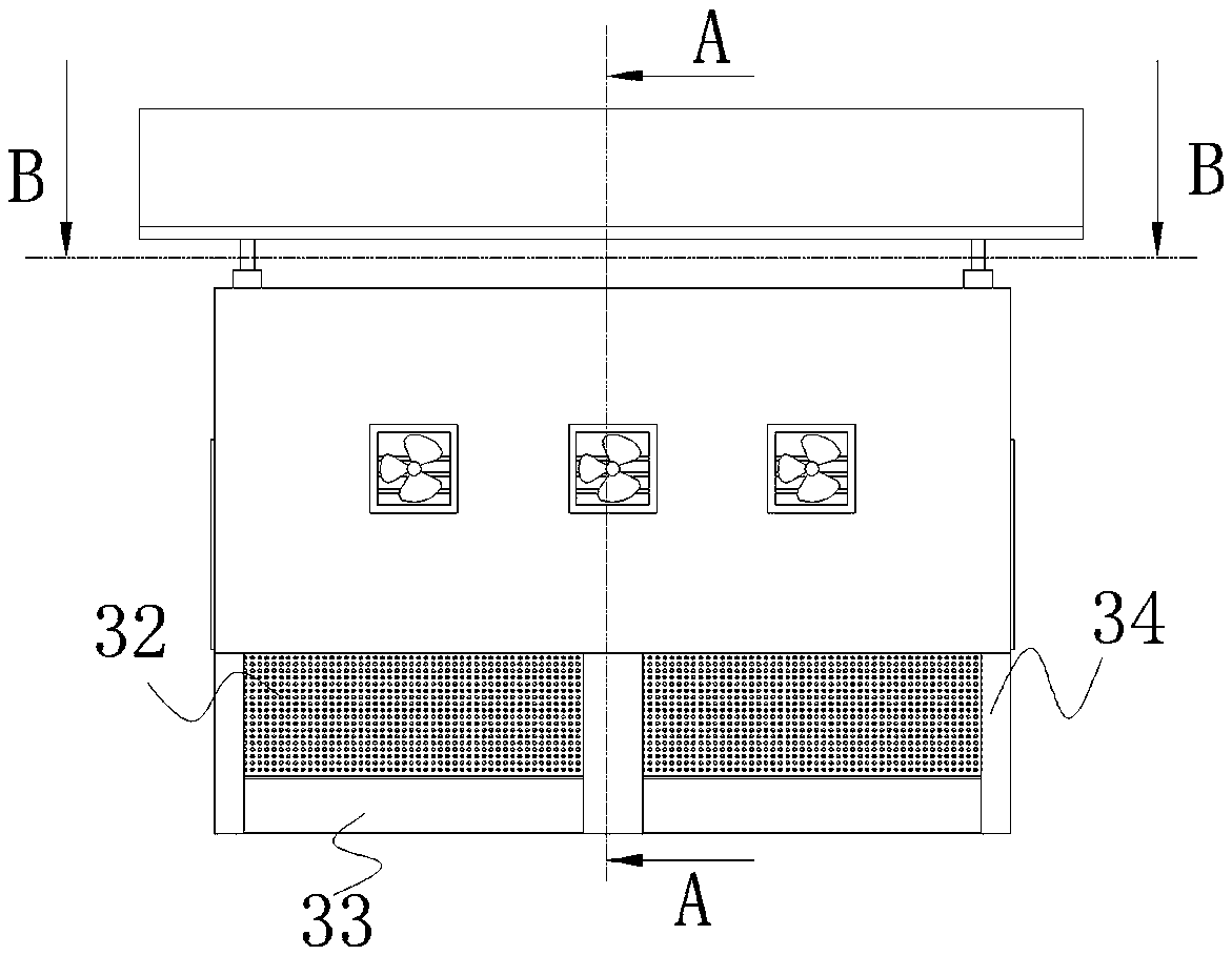 Goat house for mixed breeding of adult goats and kids