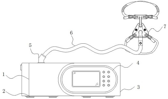 Household portable epidemic prevention ventilator