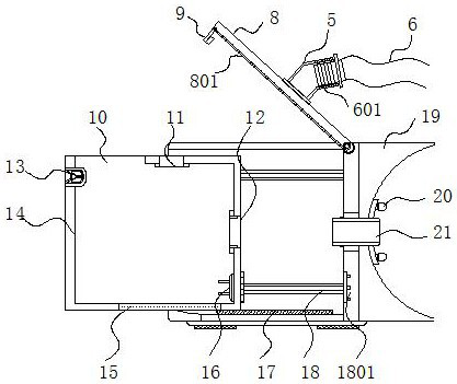 Household portable epidemic prevention ventilator