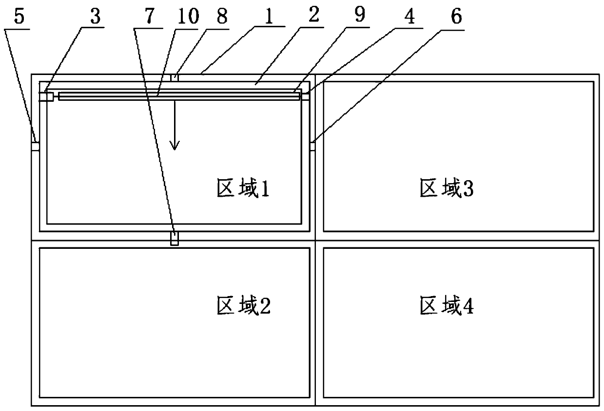 Defrosting device for refrigerator