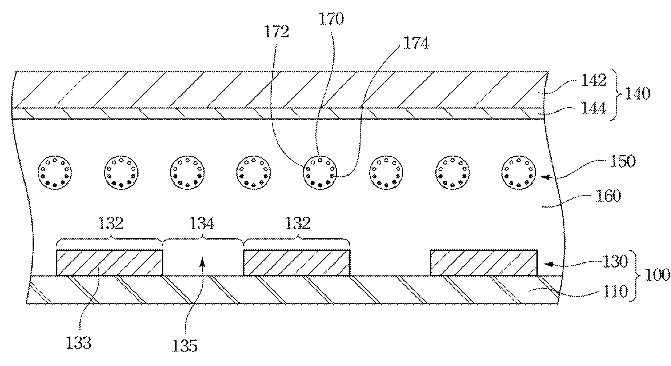 Driving substrate and display using the same