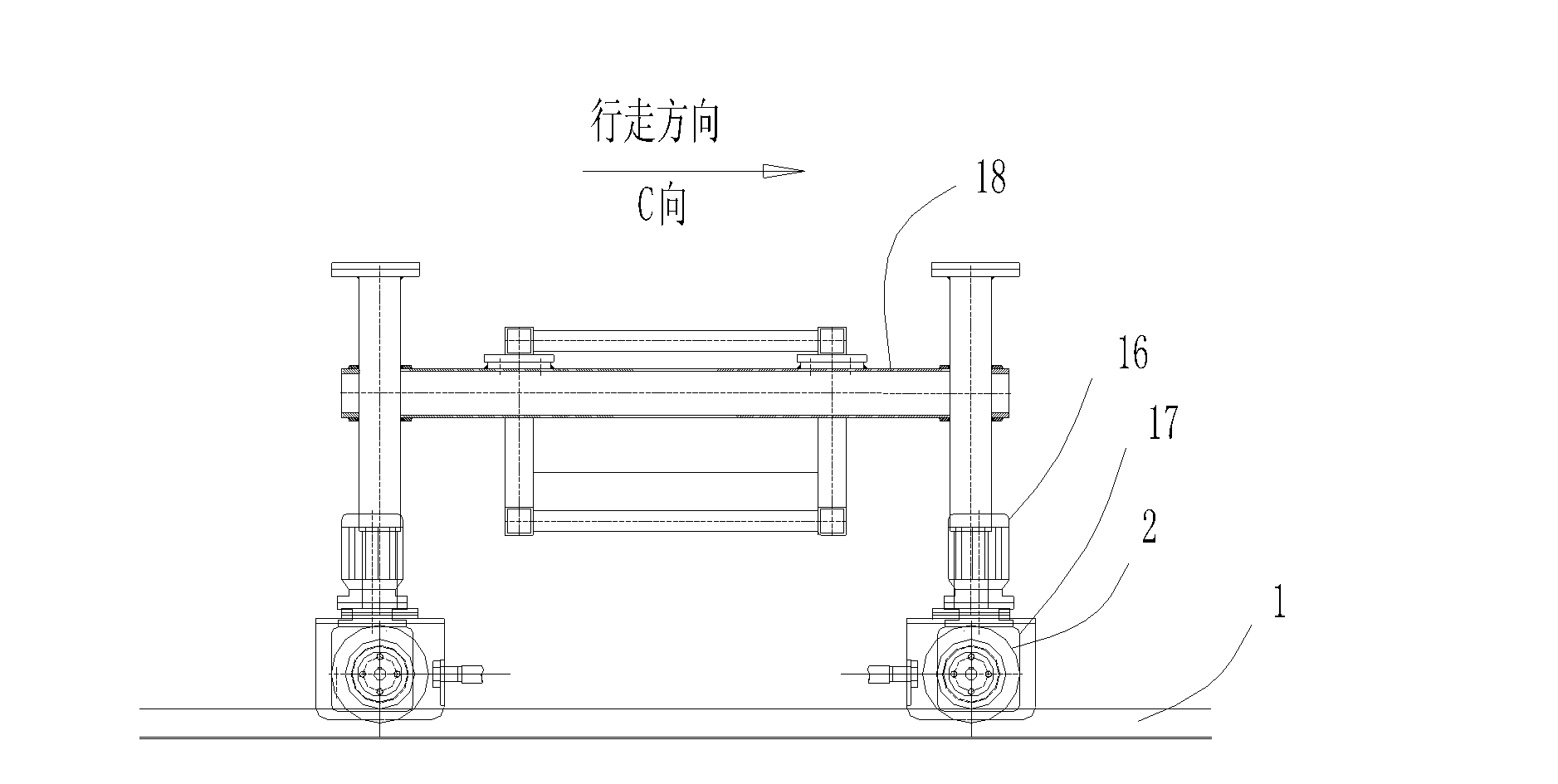 Multifunctional semi-section channel finishing machine