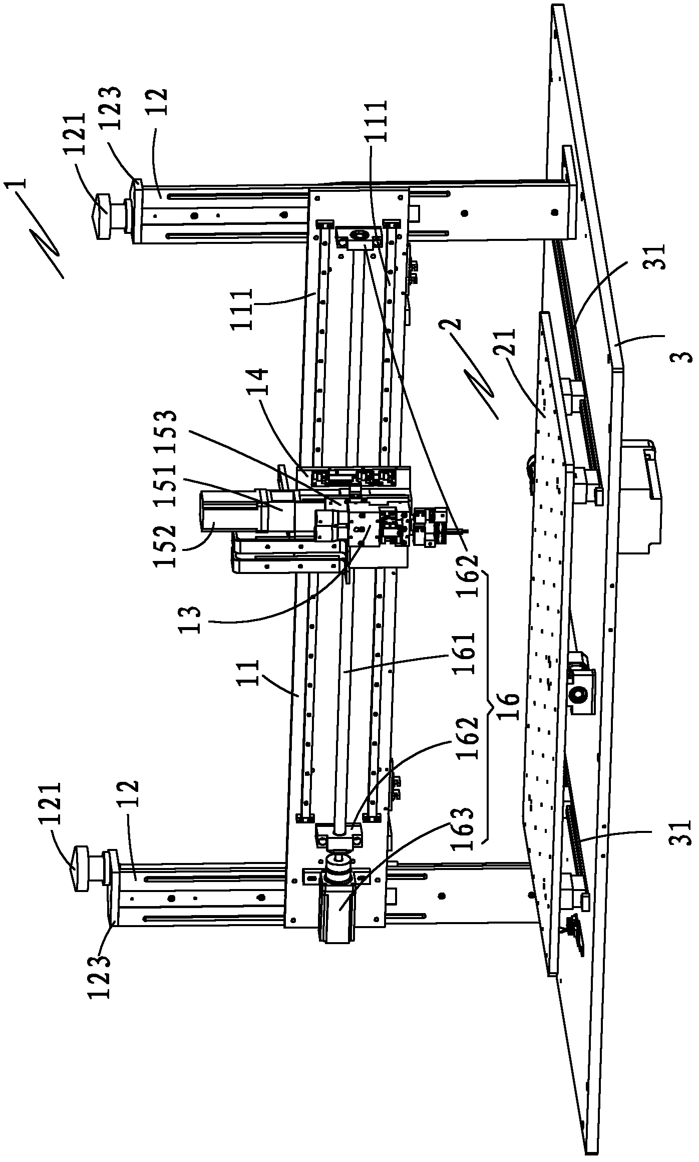 Gantry-type automatic spot welding system for battery pack