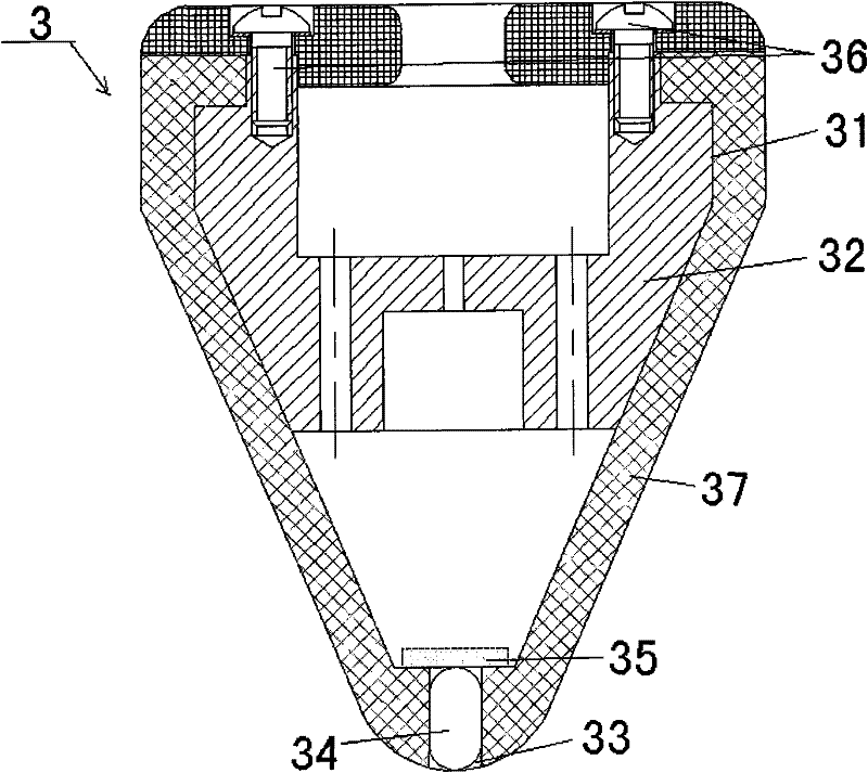 Observation device of simple pendulum movement and record method of simple pendulum movement track