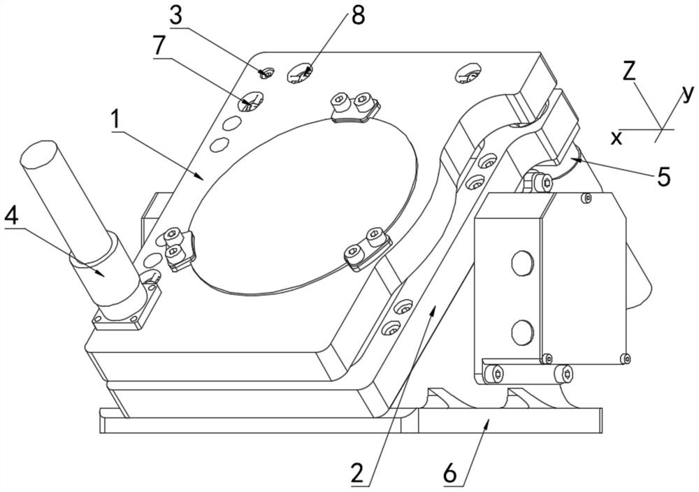 Electrically-adjustable optical spectacle frame